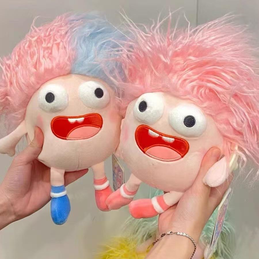 Crazy Braids Monster - Wide-Eyed Chaos Plush
