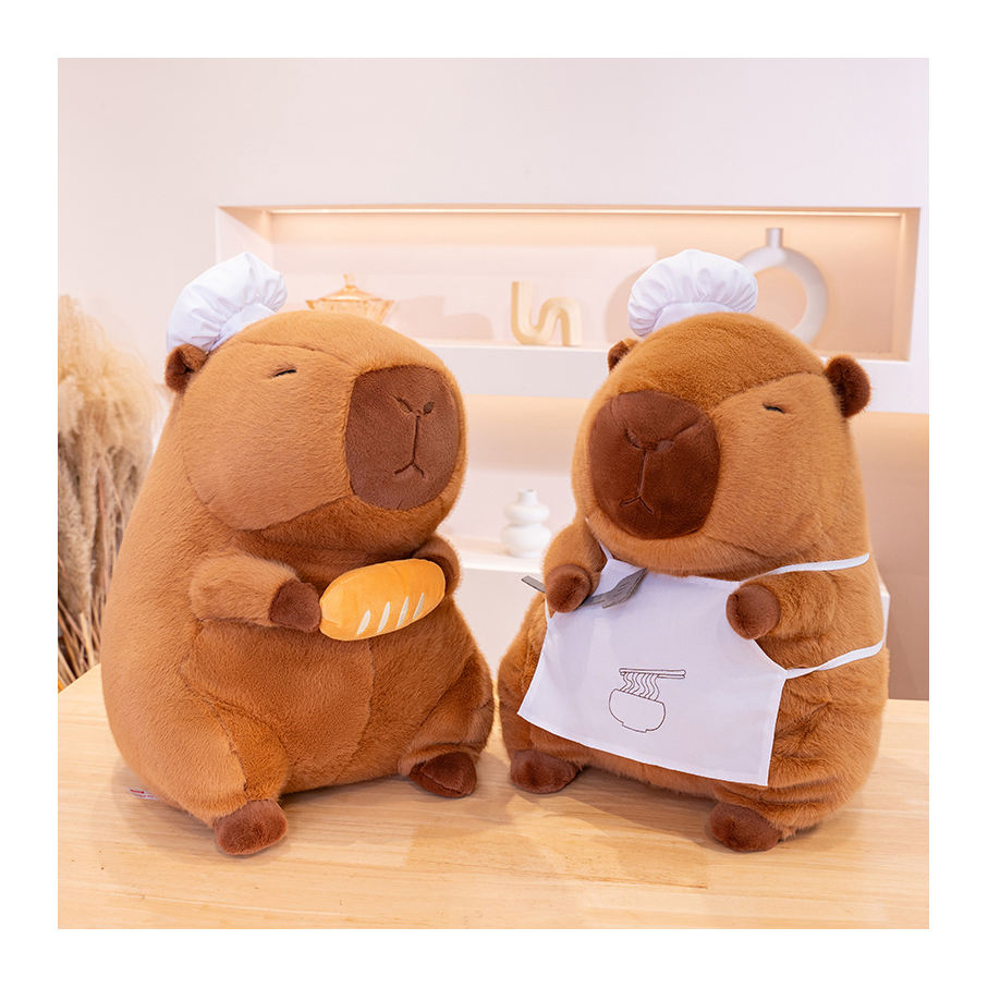 Chef Capybara - The Culinary Rodent Plush
