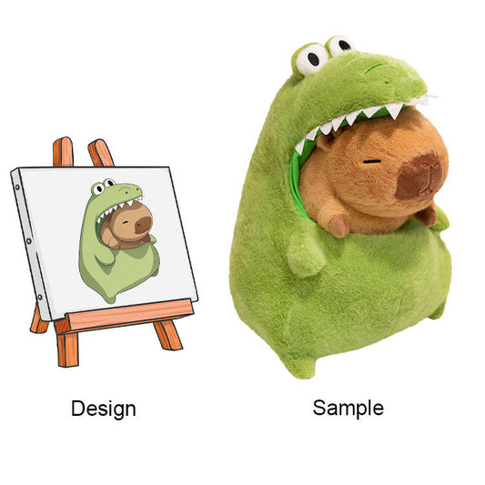 Mood Capybara Plush Toy | Expressive Stuffed Animal | PawHug