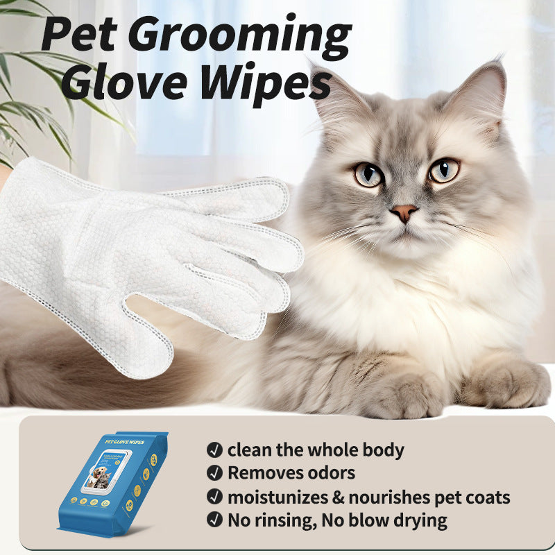 Disposable Gloves Pet Cat Dog Pet Supplies Bath Cleaning