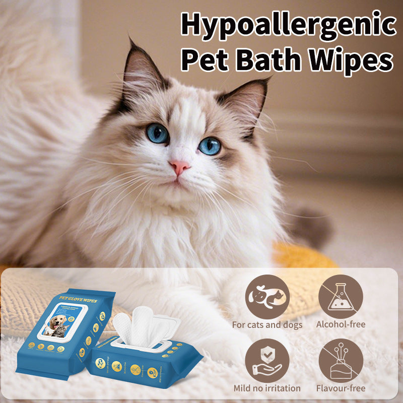 Disposable Gloves Pet Cat Dog Pet Supplies Bath Cleaning