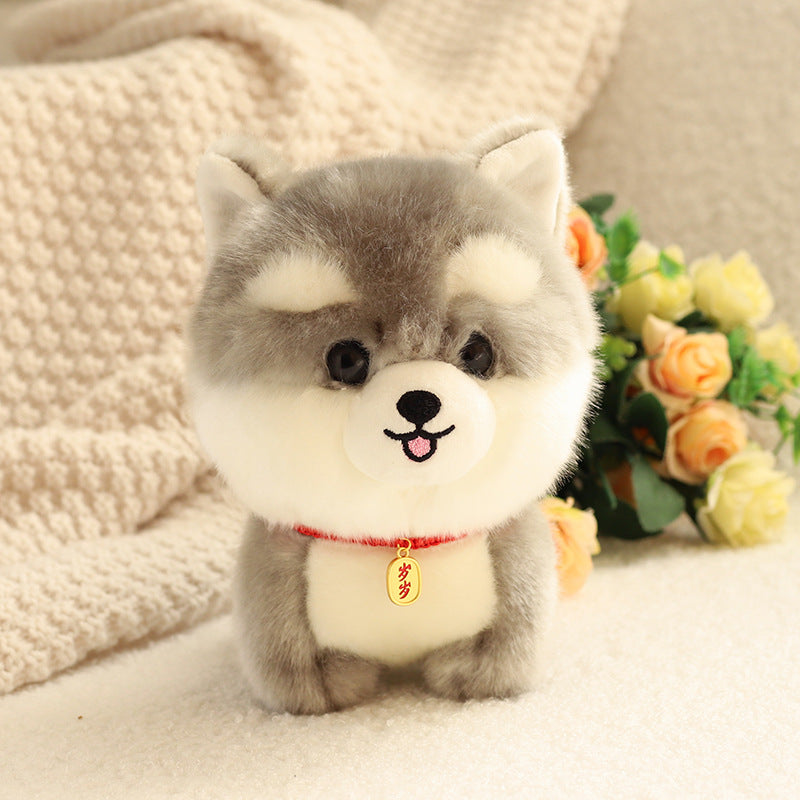 Fashion Puppy plush doll size reference — held in hand, 20cm teen gift
