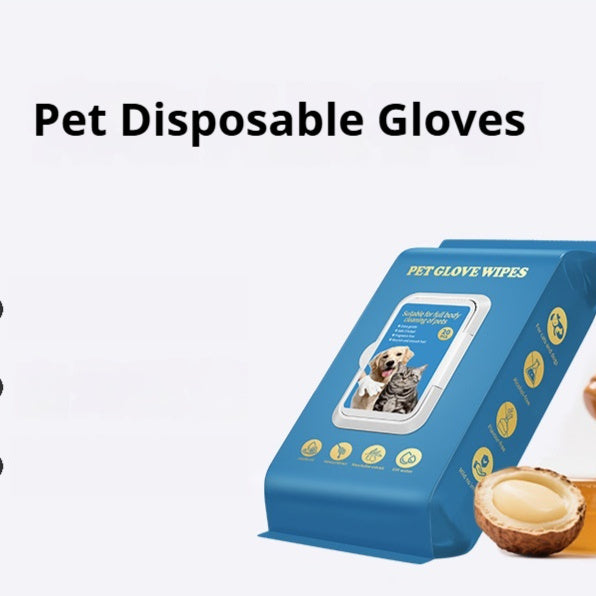 Disposable Gloves Pet Cat Dog Pet Supplies Bath Cleaning